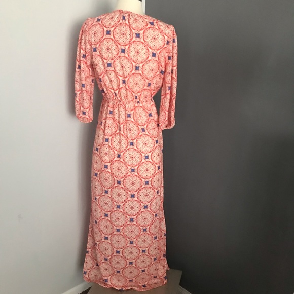 Piper and scoot Boho maxi dress long sleeve size XS - Picture 10 of 13